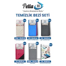 6 Parça Mikrofiber Temizlik Bezi Seti Karışık