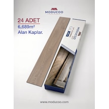 Moducoo Antik Ladin Kendinden Yapışkanlı Pvc Yer Döşeme Parkesi Su Geçirmez Zemin Kaplama 6,68 M²