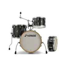 Sonor Aqx Jazz 4-parça Akustik Davul Seti Black Midnight Sparkle