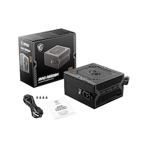 Msı Mag A650bn Atx Pc Güç Kaynağı 650 Watt, Modüler Değil, 80 Plus Bronz, Siyah