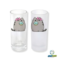 Pusheen Buzlu / Buzsuz Seçenekli Rakı Bardağı 1 Adet Şık Sunum Bardağı 0295