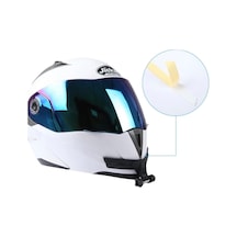 Motosiklet Kask Çene Yapıştırıcılı Telefon Ve Aksiyon Kamera Tutucu Full Aparat