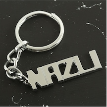 Nazlı İsimli Anahtarlık Gümüş