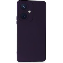 Newface - 82 - Vivo Y27 Kılıf Nano İçi Kadife Silikon - Edntrend - - Mor