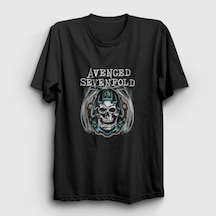 Presmono Unisex Chains Avenged Sevenfold T-shirt Siyah