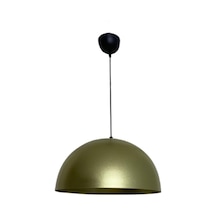 Rsylight Retro Gold Metal Dekoratif Tekli Kafe Mutfak Aydınlatma Avize Çap:40cm Beyaz