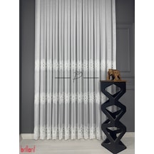 Tül Perde Brillant Marka 3 Hiza İşleme Ankola Desen Çok Renkli Tül Perde Brillant Marka 3 Hiza İşleme Ankola Desen Çok Renkli