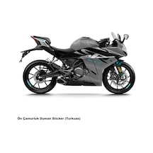 Cfmoto 250sr Ön Çamurluk Turkuaz Duman Parçalı Kaplama Stıcker Et