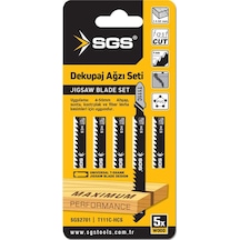 Sgs Dekupaj Ağzı Ahşap T111c 5 Li Set Sgs2701