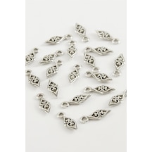 Çiçek - 177 - Tesbih Püskül Aparatı 50 Gram - Shophnrl - Gümüş Rengi