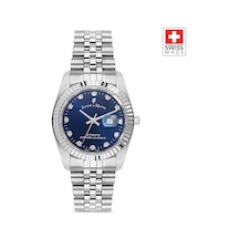 Inspıratıon Jwl04113 Sellita Sw100, 25 Jewels Otomatik Mekanizmalı, Swiss Made Kadın Kol Saati Metalik Gri