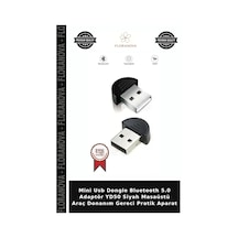 Mini Usb Dongle Bluetooth 5.0 Adaptör Yd50 Siyah Masaüstü Araç Donanım Gereci Pratik Aparat