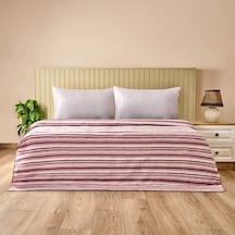 Soft Roselle Çift Kişilik Battaniye - Pembe - 180x220 Cm Çok Renkli