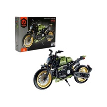 İm. Master Yeşil Motosiklet Yapı Seti 572 Parça Fonksiyonel Amortisörlü Teknik Model