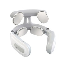 4 Başlı Isıtmalı Boyun Masaj Aleti: Manuel Masaj Etkisi, 5 Farklı Mod, Baş Ağrısı Ve Yorgunluğa Çözüm Beyaz Beyaz