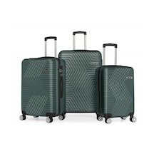 Dzc Kuzenler Avm G&D Gedox Polo Suitcase Abs 3'Lü Lüx Valiz