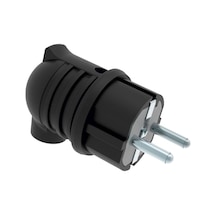 Bemis Kauçuk Eğik Fiş 1x16 Amper 220 Volt BK1-1402-2022
