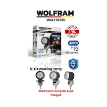 Wolfram 32301 Çalışma Lamba Wolfram Yuvarlak Mini 9-32v