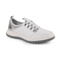 Libero Lz5911 Esnek Çorap Yakalı Hafif Eva Tabanlı Antik Kadın Sneaker Beyaz