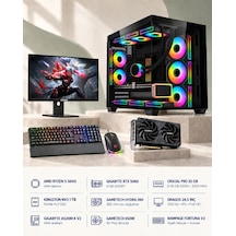 Symoon SYMOONPC0123 R5-5600 8 GB 32 GB 1 TB SSD RTX5060 24.5" Dos Masüstü Oyuncu Bilgisayarı