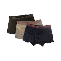 U.S. Polo Assn. U.s Polo 80097 3'lü Ekonomik Likralı Erkek Boxer Çok Renkli