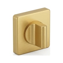 System Kare Wc Banyo Kapı Rozeti Fırçalı Mat Altın Renk Ro11w Elx5