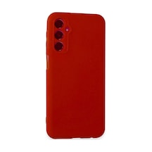 Samsung Galaxy  Uyumlu,  M34 5g Kılıf First Silikon - Kırmızı