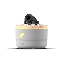 Cannon Aromatik Nemlendiriciler, Usb Kokusu Difüzör Esansiyel Yağı, 7 Renk Led Volkanik Nemlendiriciler Difüzör, Serin Sis Hava Nemlendiricisi, Ev Odası Için Beyaz