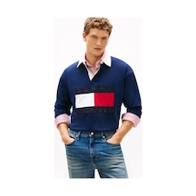 Tommy Hilfiger Erkek Sweatshirt Mw0mw43067 Çok Renkli