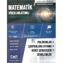 Çap Yayınları Polinomlar Çarpanlara Ayırma Denklemler