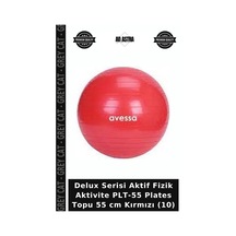 Delux Serisi Aktif Fizik Aktivite Plt-55 Plates Topu 55 Cm Kırmızı 10
