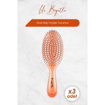 Nascita Professional Üç Boyutlu Oval Saç Fırçası Turuncu X 3 Adet 0