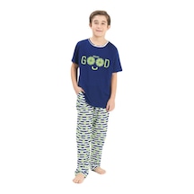 Yeni İnci Kısa Kollu Erkek Çocuk Pijama Takım Cep340 001