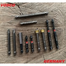 Vsc Ph2 Yıldız Bits Uç Seti Bits Uzatma Pz2 Yıldız Sıkma Ucu Cobalt Set 11pcs T30 Matkap Ucu