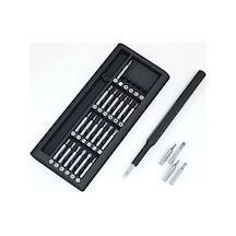 25 Parça Çok Fonksiyonlu Hassas Tornavida Seti Telefon Tablet Elektronik Tamir Tornavida Seti