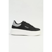United Colors Of Benetton Siyah Beyaz Kadın Sneaker Bnı-10232 Z Siyah-Beyaz