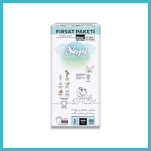 Bezos Bio Natural Bebek Bezi Fırsat Paketi 2 Beden 3-6 Kg 48 Adet Dfnbez Standart