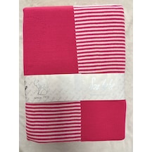 160543 Pc Juniors Yazılı Triko Battaniye-fuşya Fuşya