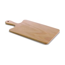 Ağaç Kesim Panosu 35x17,5 Cm Ahşap Krem Diğer
