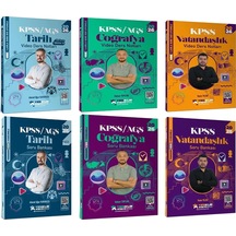 Yediiklim 2026 Kpss Tarih Coğrafya Ve Vatandaşlık Video Ders Notları Ve Soru Bankası Seti 6 Kitap
