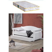 Karyola, Taht Beyaz Yavrulu Yatak + 1 Adet Comfort Yatak