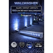 Alles 12v / 24v Wallwasher 100 Cm 36 Watt - Mavi Işık Mavi
