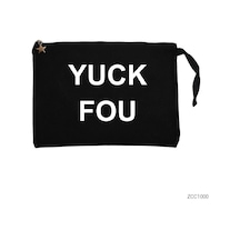 Zepplin Giyim Yuck Fou Siyah Clutch Astarlı Cüzdan / El Çantası