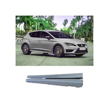 SEAT LEON 2013-2014 5F MK3 PLASTİK BOYASIZ AERO YAN MARŞPİYEL