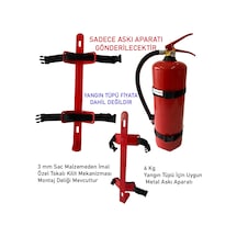 6 KG Yangın Tüpü Askı Demiri-ağır İş Makinaları İçin Uygun