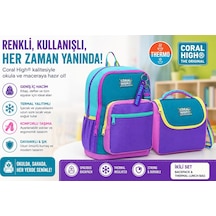 Renkli Okul Sırt Çantası 23759+thermo Beslenme Çantası 11759 Diğer