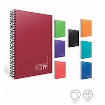 Gıpta 2032 Eko A4 100 Yp Çizgili Spr Pp Kapak Defter Çeşitli Renk Ve Desen