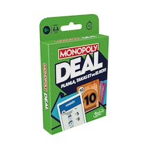 Monopoly Deal Kart Oyunu Hızlı Oynanan Kart Oyunu Aileler Ve Çocuklar İçin Eğlenceli Oyun 8 Yaş Ve Üzeri 2-5 Oyuncu 15 Dakika Seyahat Oyunu Türkçe Versiyon