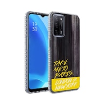 Smcase Oppo A54 4G Kılıf Desenli Elegans Serisi Silikon