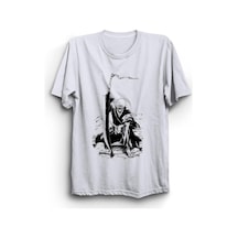 Bleach Anime Baskılı Unisex %100 Pamuk Beyaz T-shirt Beyaz